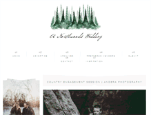 Tablet Screenshot of anorthwoodswedding.com